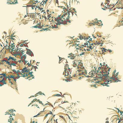 Бумажные обои Toiles II York Wallcoverings AF1994