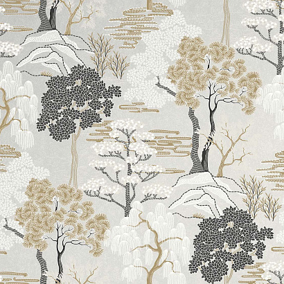 Виниловые обои Chinoiserie Wallquest CH31008