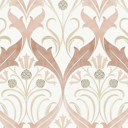 Флизелиновые обои Ronald Redding Arts and Crafts York Wallcoverings AC9175