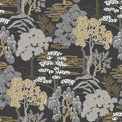 Виниловые обои Chinoiserie Wallquest CH31006