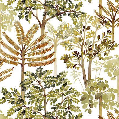 Виниловые обои Trees Wallquest TR71206