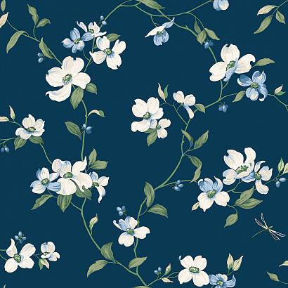 Флизелиновые обои Blooms Second Edition Resource Library York Wallcoverings BL1761