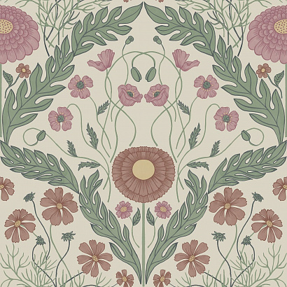 Виниловые обои Blomstermala Midbec 51002