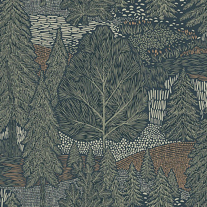 Флизелиновые обои Woodland Borastapeter 4701
