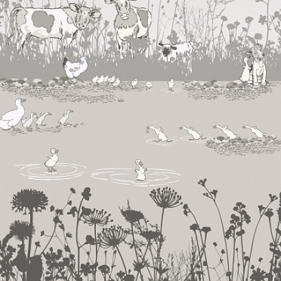Флизелиновые обои Storybook Papers Little Greene 0231RICLUCK