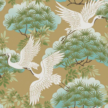 Флизелиновые обои Ronald Redding Tea Garden York Wallcoverings AF6594