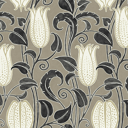 Флизелиновые обои Ronald Redding Arts and Crafts York Wallcoverings AC9206