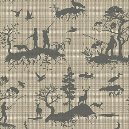 Бумажные обои Tailored York Wallcoverings HO3326