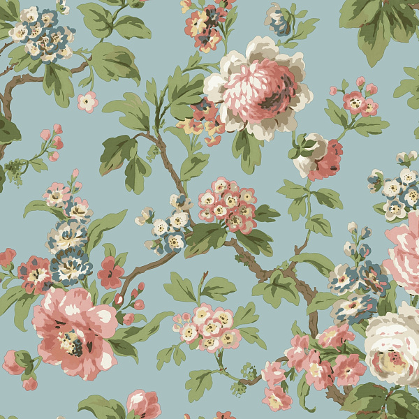 Виниловые обои Antonina Vella Jardin York Wallcoverings VP1354