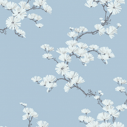 Виниловые обои Navy, Grey&White Paper&Ink BL70512