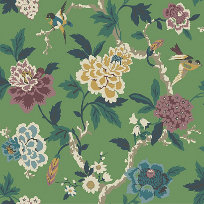 Бумажные обои Waverly Garden Party York Wallcoverings GP5906