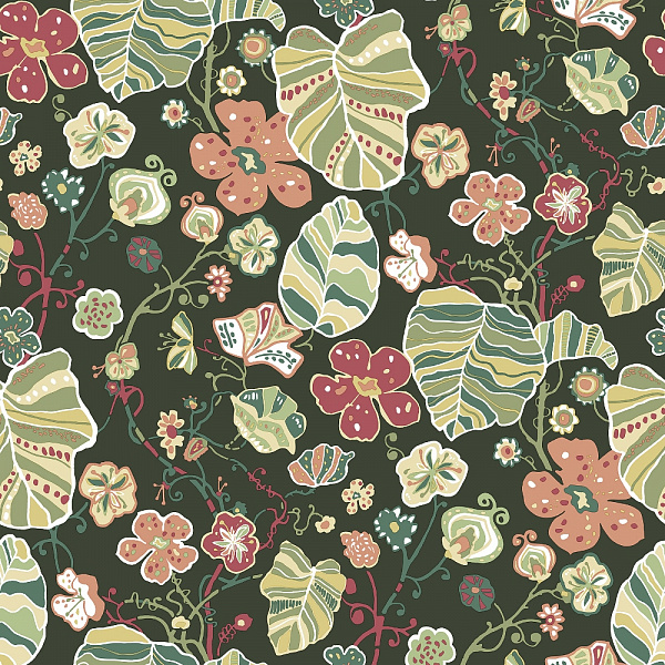 Флизелиновые обои Magic Flowers Aura FD25811