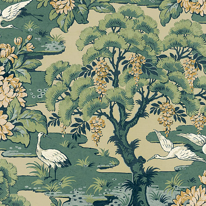 Виниловые обои Chinoiserie Wallquest CH30514