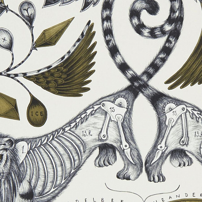 Флизелиновые обои Animalia Clarke&Clarke W0100/02