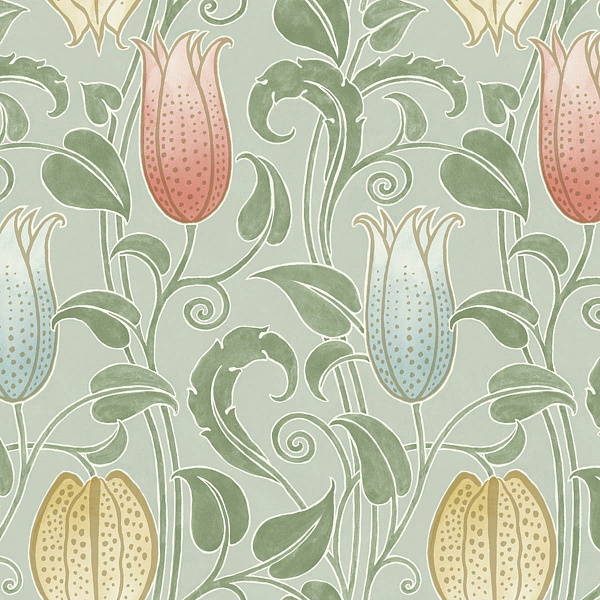 Флизелиновые обои Ronald Redding Arts and Crafts York Wallcoverings AC9202