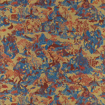 Флизелиновые обои Cotswolds Manor Wallpapers Zoffany 313021