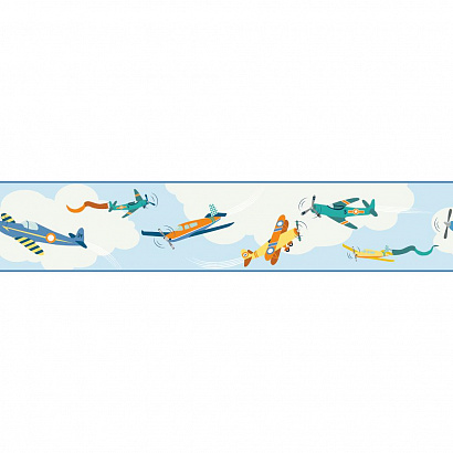 Бумажные обои Waverly Kids York Wallcoverings WK6808BD