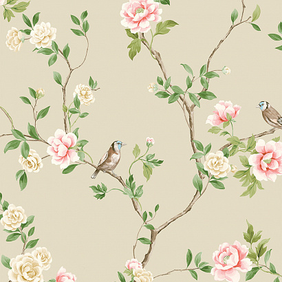 Виниловые обои Chinoiserie Wallquest CH31607