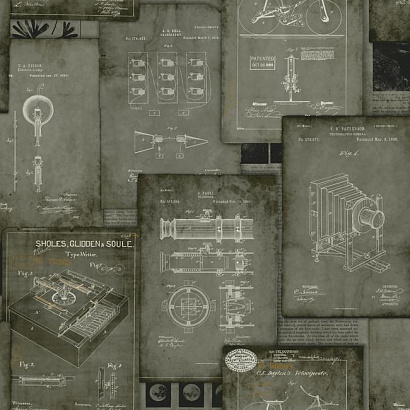 Бумажные обои Tailored York Wallcoverings HO3335