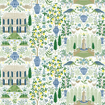Бумажные обои Rifle Paper Co. York Wallcoverings RI5109