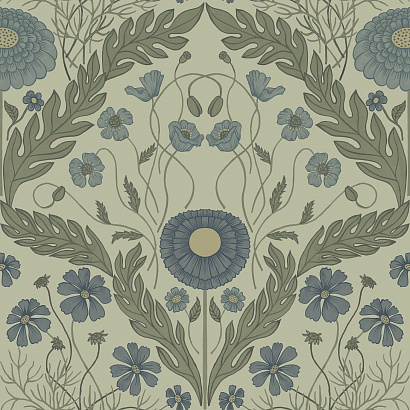 Виниловые обои Blomstermala Midbec 51001