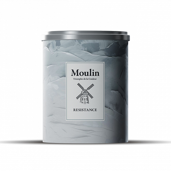 Глубокоматовая акриловая грунт-краска Moulin RESISTANCE на водной основе для внутренней и наружной отделки
