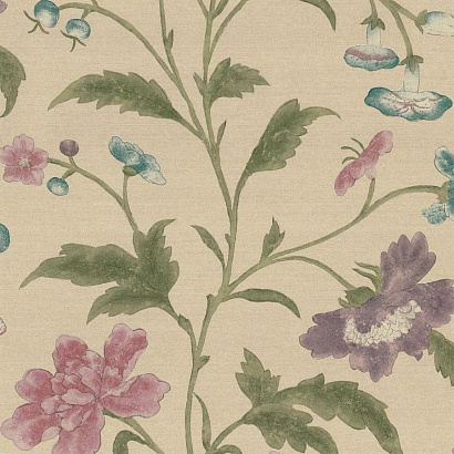 Флизелиновые обои Archive Trails Little Greene 0247CHSAGEZ