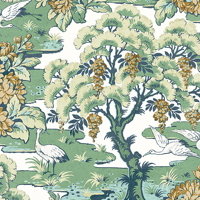 Виниловые обои Chinoiserie Wallquest CH30504